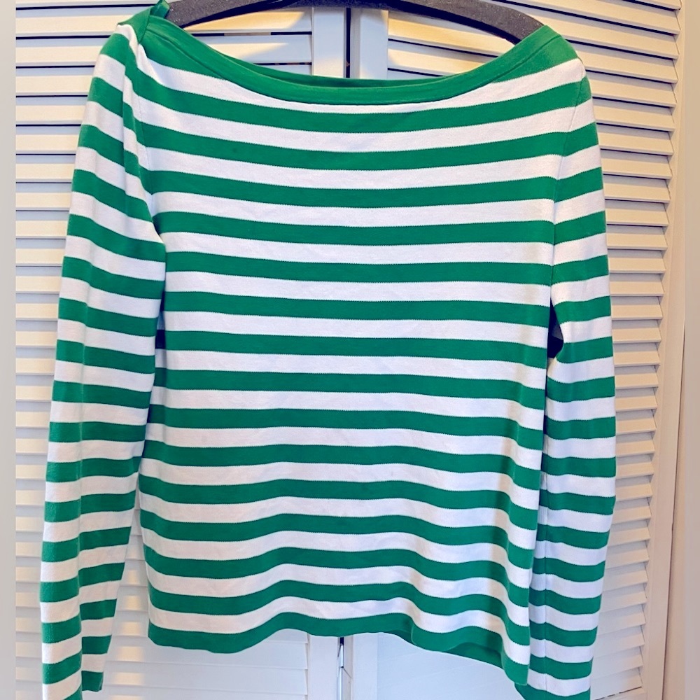 🍀HP🍀Michael Kors Striped Top - Picture 2 of 4